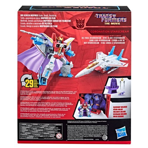Transformers Studio Series 86-12 Leader The Transformers: The Movie Coronation Starscream GLOBAL SHIPPING