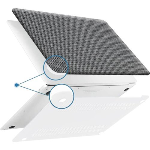 SaharaCase Woven Laptop Case for Apple MacBook Pro 14 M1, M2, M3 Chip Laptops - Charcoal GLOBAL SHIPPING