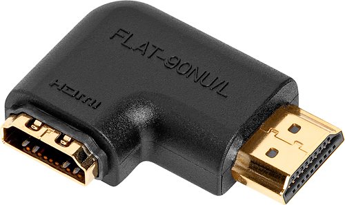 Image of AudioQuest - 90° HDMI Adapter - Black