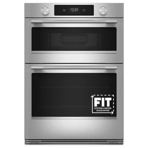 KitchenAid - 30" Smart Built-In Electric Double Wall Combination with Microwave and Assisted Cooking Modes - Stainless Steel-Front_Standard 
