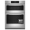 KitchenAid - 30" Smart Built-In Electric Double Wall Combination with Microwave and Assisted Cooking Modes - Stainless Steel-Front_Standard