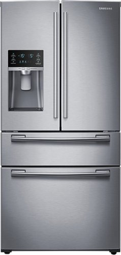  Samsung - 24.7 Cu. Ft. 4-Door French Door Refrigerator with Thru-the-Door Ice and Water