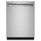 KitchenAid - 24" Front Control Built-In Tub Dishwasher with 3rd Rack, 50+ Total Wash Jets, 44 dBA - Stainless Steel-Front_Standard