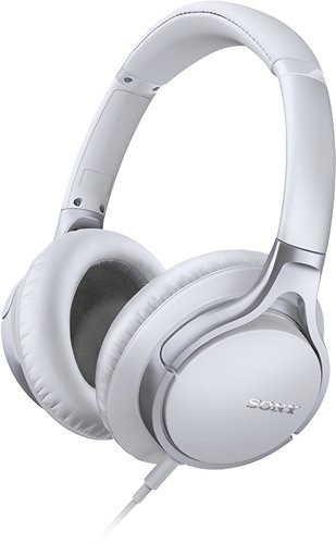 Sony - Over-the-Ear Headphones - White-Angle_Standard 