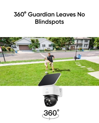 eufy S340 Outdoor Solar Powered 3K PTZ Security Camera with Dual Lens - White BUY ONLINE