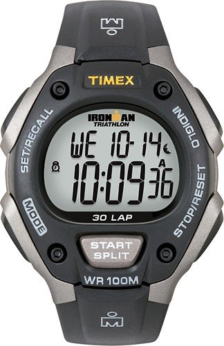 Timex - Ironman 30-Lap Runners Watch - Black