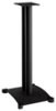 Sanus - Steel Foundations Series Bookshelf Speaker Stands (Pair) - Black-Front_Standard
