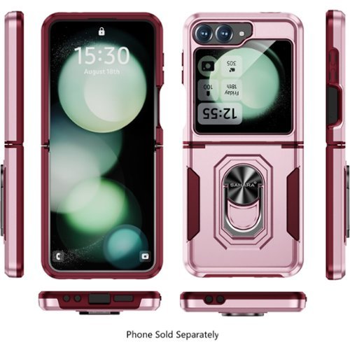 SaharaCase Raider Series Kickstand Case for Samsung Galaxy Z Flip6 - Desert Rose HOW TO BUY