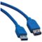 Tripp Lite - 10' USB Type A-to-USB Type A Cable - Blue-Angle_Standard