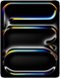 Apple - 13-inch iPad Pro M5 chip Wi-Fi + Cellular 2TB with OLED Nano-texture Glass - Space Black (Unlocked)-Front_Standard