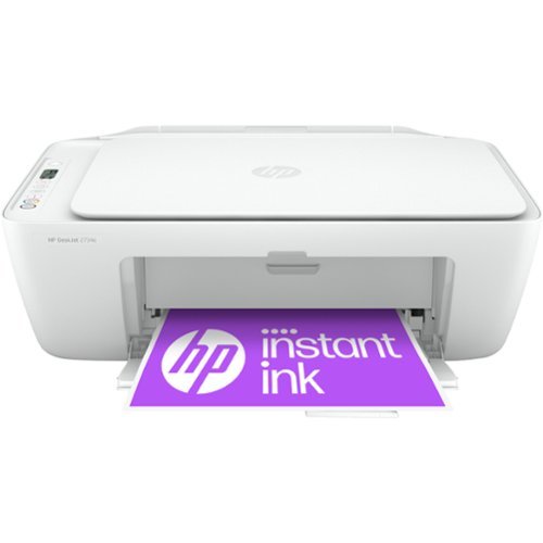 HP - DeskJet 2734e Wireless All-In-One Inkjet Printer with 6 months of Instant Ink included from HP+ - White