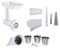 FPPA Attachment Pack for KitchenAid Stand Mixers - White/Stainless-Steel-Angle_Standard