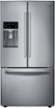 Samsung - 28.1 Cu. Ft. French Door Refrigerator with Thru-the-Door Ice and Water - Stainless steel-Front_Standard 