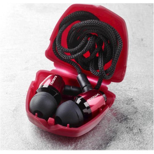 V-MODA Faders Wired Earplugs - Rouge GLOBAL SHIPPING