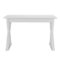 Walker Edison - Modern X-Leg Computer Desk - White-Front_Standard