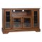 Walker Edison - Tall Sound Bar TV Stand for Most Flat-Panel TV's up to 60" - Rustic Brown-Front_Standard
