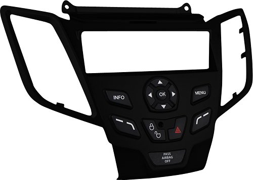 Metra - Dash Kit for Select 2011-2019 Ford Fiesta DIN - Matte Black