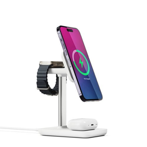 JOURNEY TRIO ULTRA 3-in-1 Fast Wireless Charging Station - White BUY IN AUSTRALIA