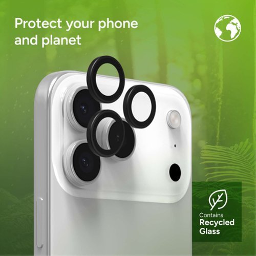 ZAGG Glass Elite Anti-Reflective Lens Protector for Apple iPhone 17 Pro Max/Pro/16 Pro Max/Pro/15 Pro Max/Pro - Black WHERE TO BUY