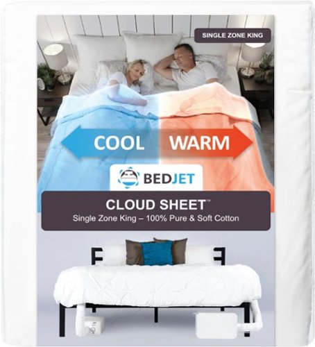 BedJet Dual Zone Cloud Sheet King Size - White GLOBAL SHIPPING