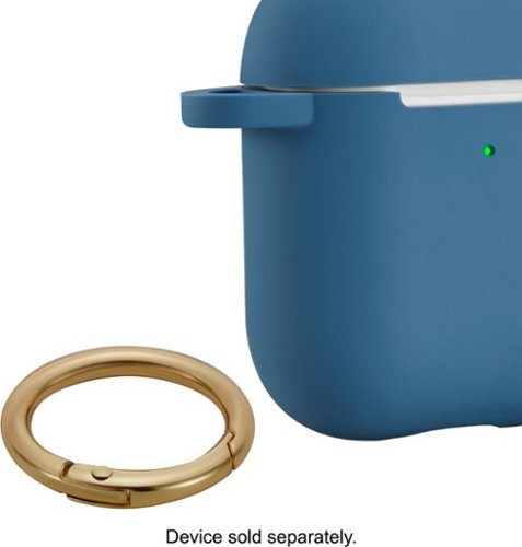 Best Buy essentials™ Silicone Case for Apple AirPods 1st and 2nd Generations - Blue BUY IN EUROPE