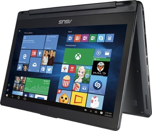  ASUS - Flip 2-in-1 13.3&quot; Touch-Screen Laptop - Intel Core i5 - 8GB Memory - 500GB Hard Drive - Black