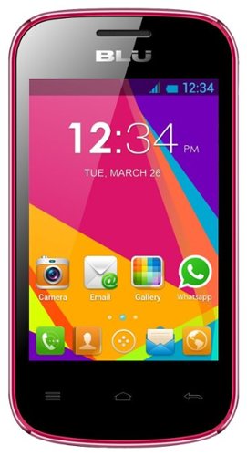  BLU - Dash Jr. Social with 256MB Memory Cell Phone (Unlocked) - Pink
