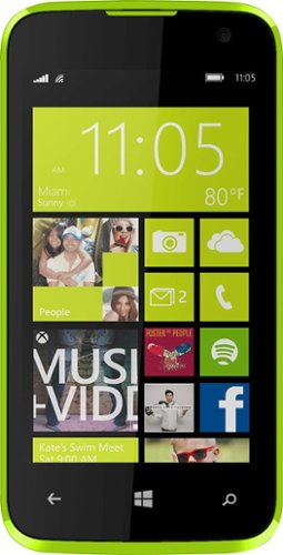 BLU - WIN JR 4G with 4GB Memory Cell Phone (Unlocked) - Yellow-Front_Standard 