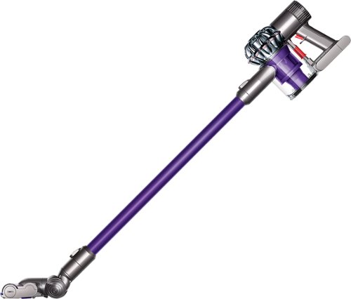  Dyson - DC59 Animal Bagless Cordless Stick Vacuum - Nickel/Red/Purple
