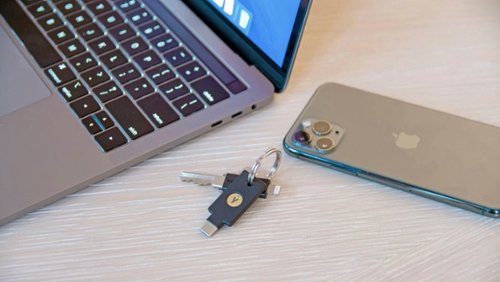Yubico YubiKey 5C NFC - Two-Factor authentication (2FA) Security Key, Connect via USB-C or NFC, FIDO Certified - Black WHERE TO BUY
