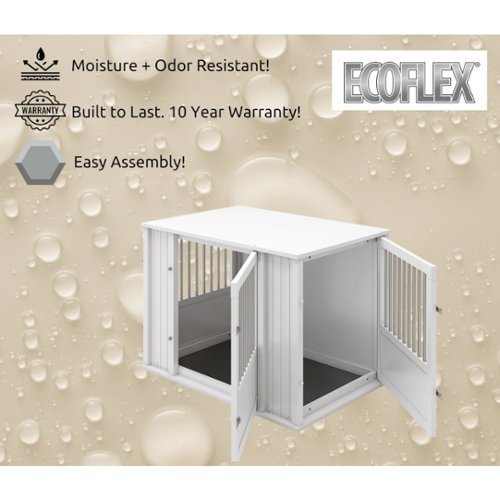New Age Pet Durable ECOFLEX Large Dog Crate with Flexible Door