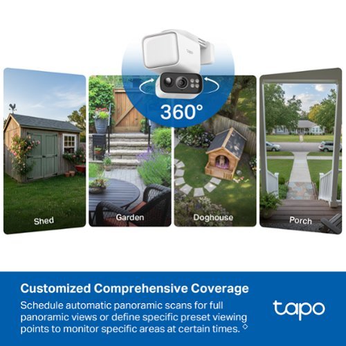 TP-Link Tapo Floodlight and Wireless Pan-Tilt Security 2K QHD Camera, 360° Coverage, with Solar - No Monthly Fees - White BUY IN AUSTRALIA