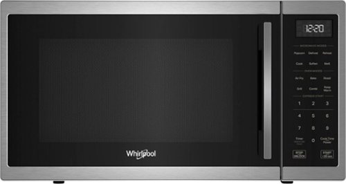  Whirlpool - 1.0 cu. ft. All-In-One Multifunctional Countertop Microwave With Air Fry - 900 watt - Stainless Steel