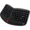 Adesso - Tru-Form Media 3150 - 2.4 GHz Wireless Ergo Trackball Keyboard - Wireless Connectivity - RF - Compact - 30 ft - Black-Front_Standard