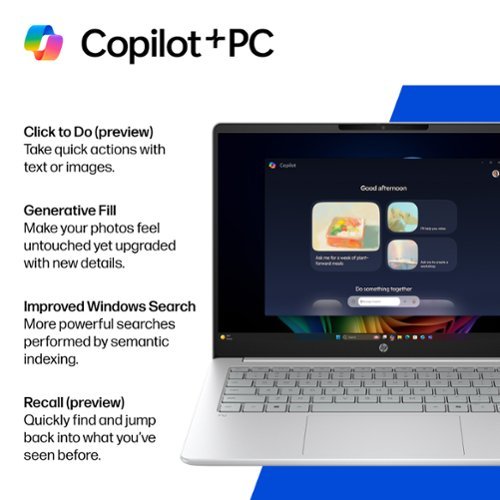 HP OmniBook 3 - 14 2K Touchscreen Laptop - Snapdragon X - 16GB Memory - 512GB SSD - Copilot+ PC - Glacier Silver BUY IN MIDDLE EAST