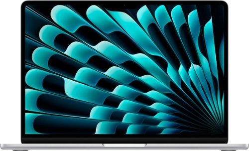Apple - MacBook Air 13-inch Laptop - Apple M3 chip Built for Apple Intelligence - 16GB Memory - 256GB SSD - Silver-Front_Standard