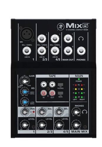 Mackie - Mix5 Compact Mixer - Black