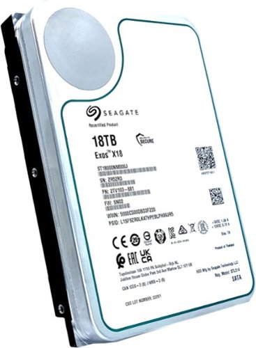 Seagate 18TB Exos X18 7200 RPM SATA 6Gb/s 256MB Cache 3.5 Inch