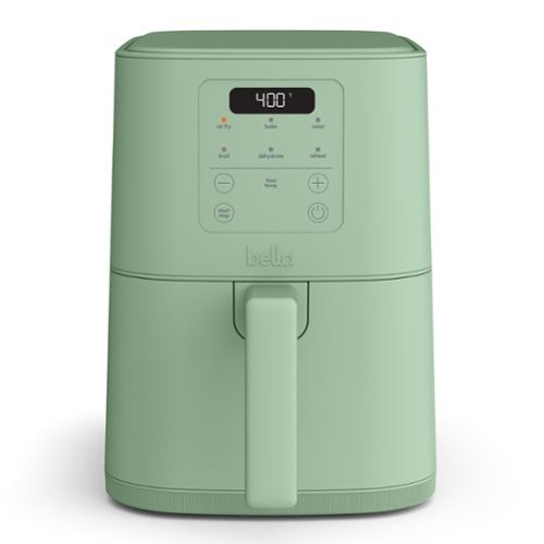 Bella - Fits-anywhere Kitchenware: 4-qt. Slim Air Fryer - Seaglass
