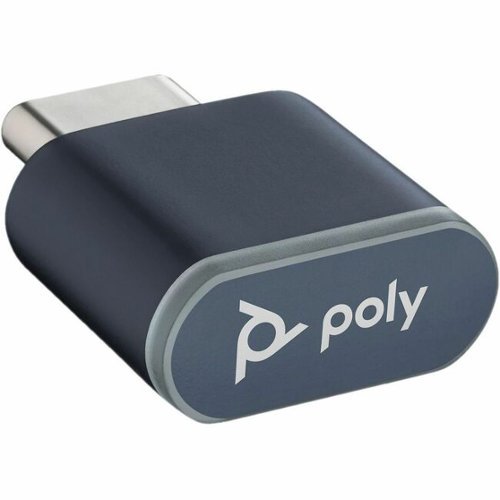 HP - Poly BT700 USB-A Bluetooth Adapter - USB Type A - Black-Front_Standard 