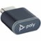 HP - Poly BT700 USB-A Bluetooth Adapter - USB Type A - Black-Front_Standard