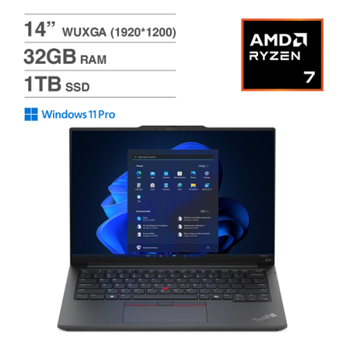 Lenovo Thinkpad E14 G6 Laptop (Ryzen 7 7735U, 32GB, 1TB SSD, 14.0