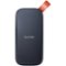 SanDisk - 2TB External USB 3.2 Gen 2 Type C Portable SSD - Black-Front_Standard