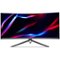 Acer - Refurbished Excellent - 34" Widescreen Gaming Monitor 3440x1440 165Hz 21:9 300Nit HDMI DisplayPort - Black-Front_Standard