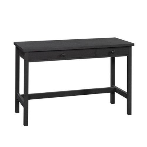 Sauder - Rustic Writing Desk - Raven Oak-Front_Standard 