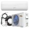 Costway - 12000 BTU Mini Split Air Conditioner & Heater Ductless 17 SEER2 750 Sq. Ft - White-Front_Standard
