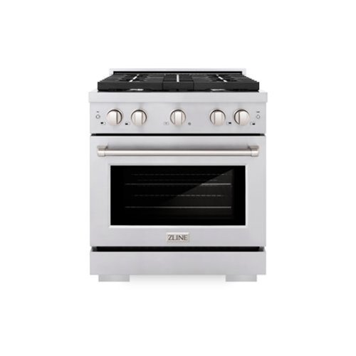 ZLINE - 30” Paramount Dual Fuel Range with 4 Burner Cooktop and Convection Oven (SDR30) - Stainless Steel