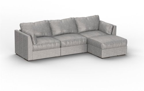 Lovesac - 4 Seats (2 Storage) + 5 Angled Sides Sactional & Standard Foam