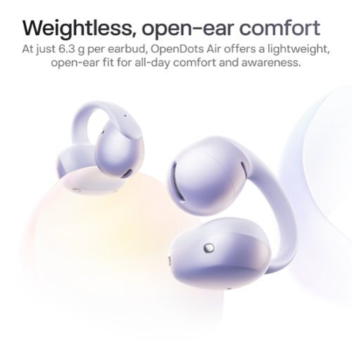 Shokz OpenDots Air Open-Ear Clip-On True Wireless Bluetooth Earbuds - Daybreak Purple BUY IN AUSTRALIA
