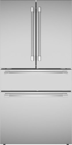 Thermador - Professional 20.4 cu. Ft. French Door Bottom Freezer Counter-Depth Smart Refrigerator with ThermaFresh - Stainless Steel